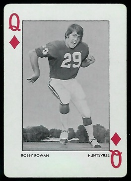 Robby Rowan 1972 Alabama Playing Cards football card
