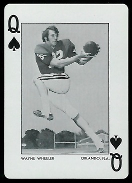 Wayne Wheeler 1972 Alabama Playing Cards football card