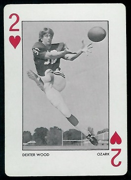 Dexter Wood 1972 Alabama Playing Cards football card