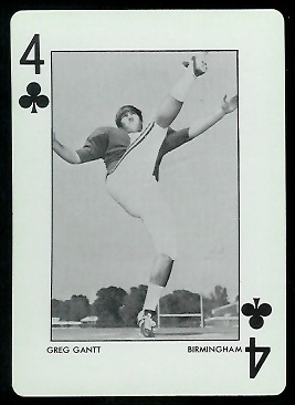 Greg Gantt 1972 Alabama Playing Cards football card