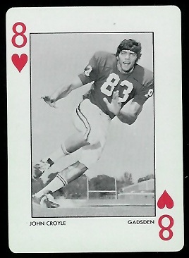 John Croyle 1972 Alabama Playing Cards football card