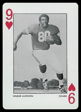 Wilbur Jackson 1972 Alabama Playing Cards football card Wilbur Jackson 1972 Alabama Playing Cards football card