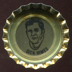 Dick Himes 1972 Coke Caps Packers football card