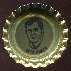 Dick Himes 1972 Coke Caps Packers football card Dick Himes 1972 Coke Caps Packers football card