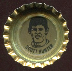 Scott Hunter 1972 Coke Caps Packers football card