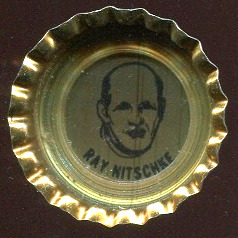 Ray Nitschke 1972 Coke Caps Packers football card Ray Nitschke 1972 Coke Caps Packers football card