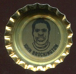 John Brockington 1972 Coke Caps Packers football card