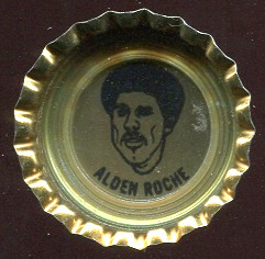 Alden Roche 1972 Coke Caps Packers football card