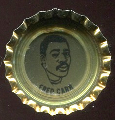 Fred Carr 1972 Coke Caps Packers football card Fred Carr 1972 Coke Caps Packers football card