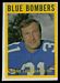 1972 O-Pee-Chee CFL Gene Lakusiak