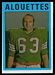 1972 O-Pee-Chee CFL Pierre Desjardins