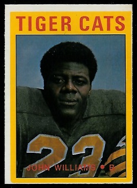 John Williams 1972 O-Pee-Chee CFL football card