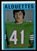 1972 O-Pee-Chee CFL Mike Widger