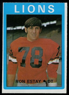 Ron Estay 1972 O-Pee-Chee CFL football card