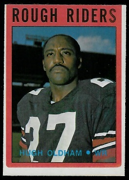 Hugh Oldham 1972 O-Pee-Chee CFL football card