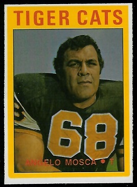 Angelo Mosca 1972 O-Pee-Chee CFL football card