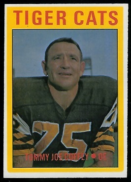 Tommy Joe Coffey 1972 O-Pee-Chee CFL football card