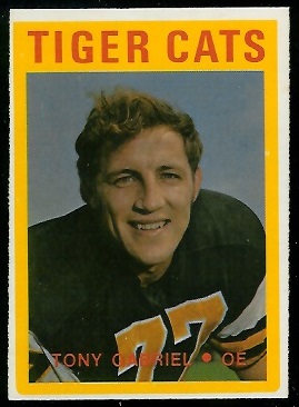 Tony Gabriel 1972 O-Pee-Chee CFL football card