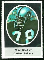 1972 Sunoco Stamps #458: Art Shell
