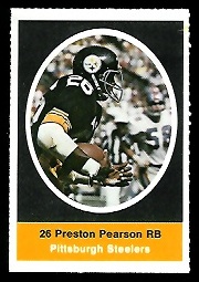 Preston Pearson 1972 Sunoco Stamps football card