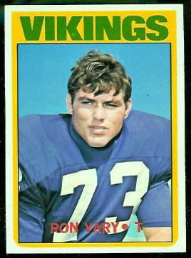 Ron Yary 1972 Topps football card