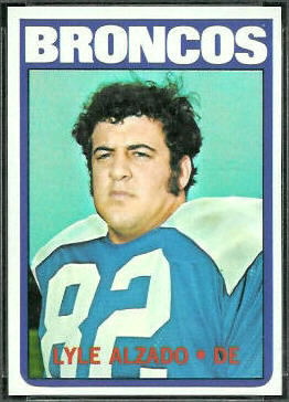 Lyle Alzado 1972 Topps football card