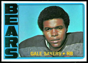 Gale Sayers 1972 Topps football card