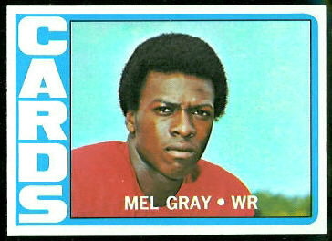 Mel Gray 1972 Topps football card