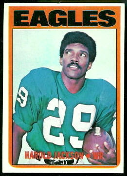 Harold Jackson 1972 Topps football card