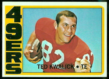 Ted Kwalick 1972 Topps football card