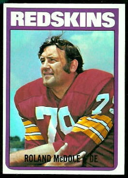 Ron McDole 1972 Topps football card