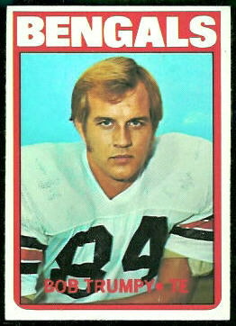 Bob Trumpy 1972 Topps football card