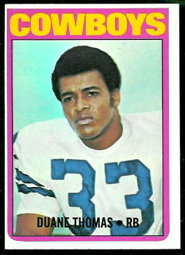 Duane Thomas 1972 Topps football card