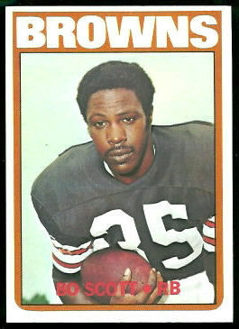 Bo Scott 1972 Topps football card