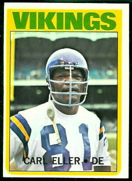 Carl Eller 1972 Topps football card Carl Eller 1972 Topps football card