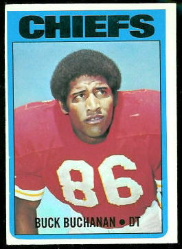 Buck Buchanan 1972 Topps football card