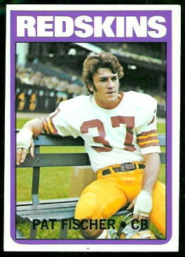 Pat Fischer 1972 Topps football card