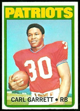 Carl Garrett 1972 Topps football card Carl Garrett 1972 Topps football card
