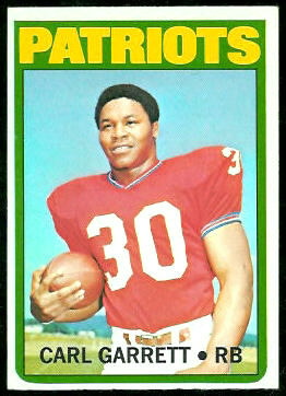 Carl Garrett 1972 Topps football card