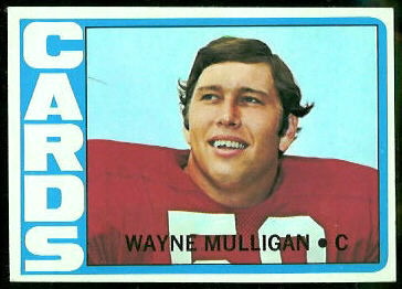 Wayne Mulligan 1972 Topps football card