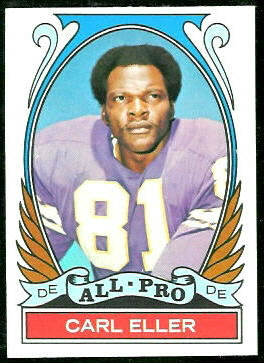 Carl Eller All-Pro 1972 Topps football card Carl Eller All-Pro 1972 Topps football card