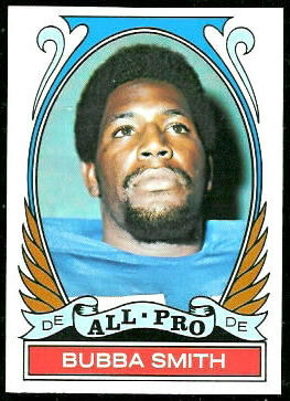 Bubba Smith All-Pro 1972 Topps football card