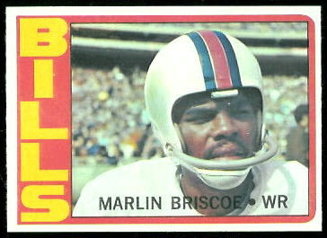 Marlin Briscoe 1972 Topps football card Marlin Briscoe 1972 Topps football card