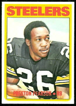 Preston Pearson 1972 Topps football card