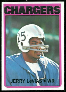 Jerry LeVias 1972 Topps football card
