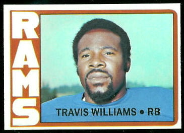 Travis Williams 1972 Topps football card