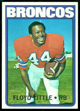 Floyd Little 1972 Topps football card