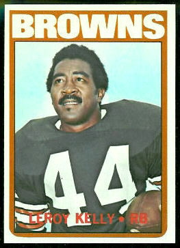 Leroy Kelly 1972 Topps football card