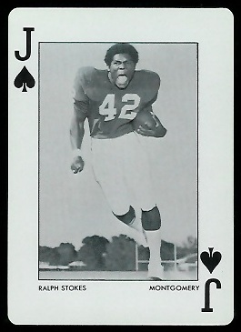 Ralph Stokes 1973 Alabama Playing Cards football card