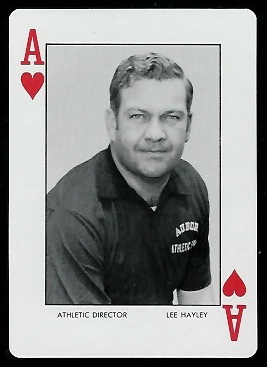 Lee Hayley 1973 Auburn Playing Cards football card